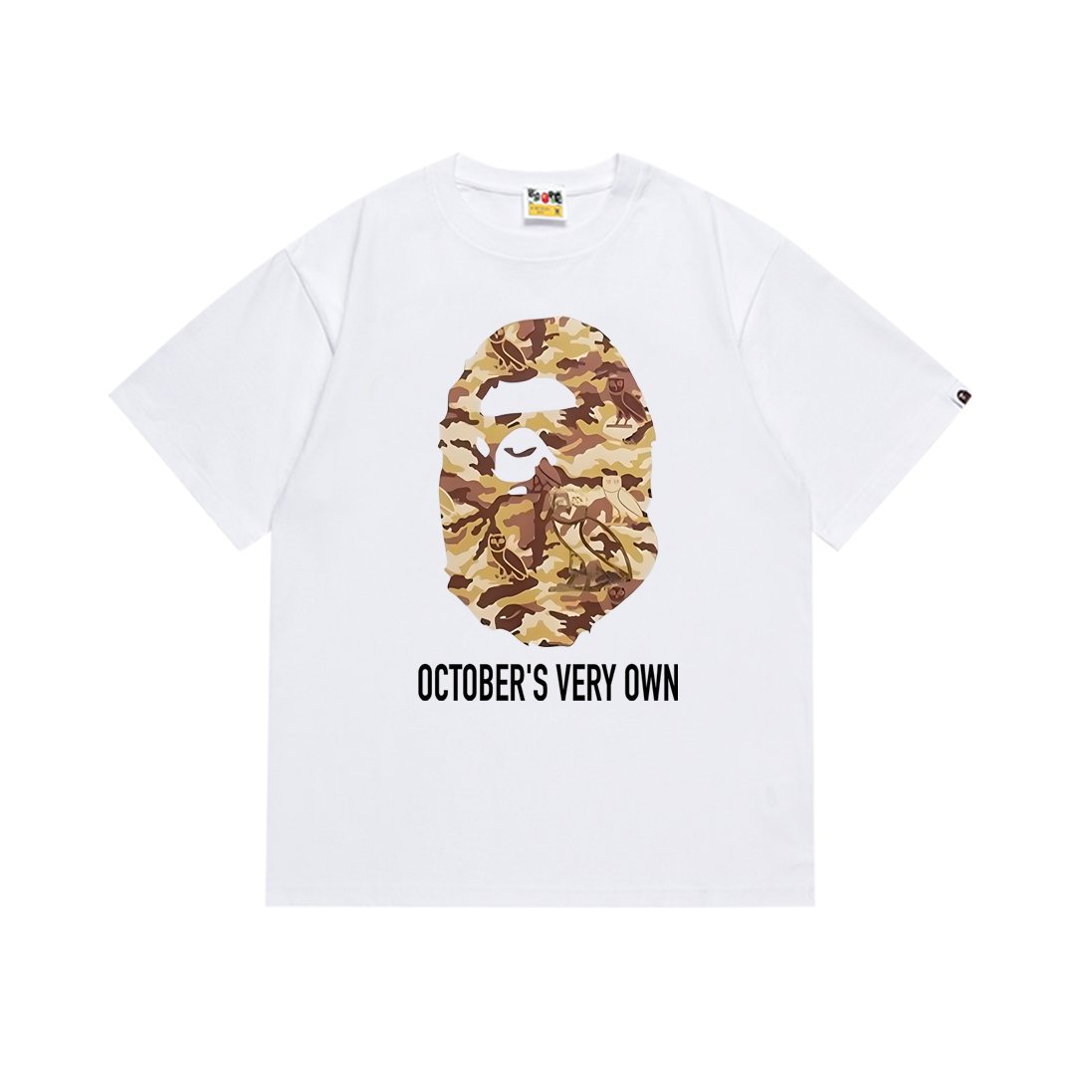 BAPE Camo Ape-Head Graphic T-Shirt — front