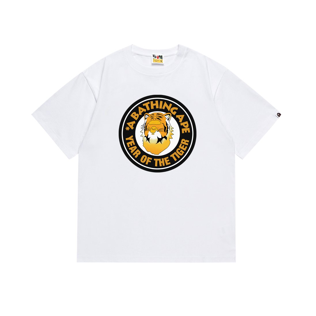 BAPE Tiger Circle Graphic T-Shirt — front