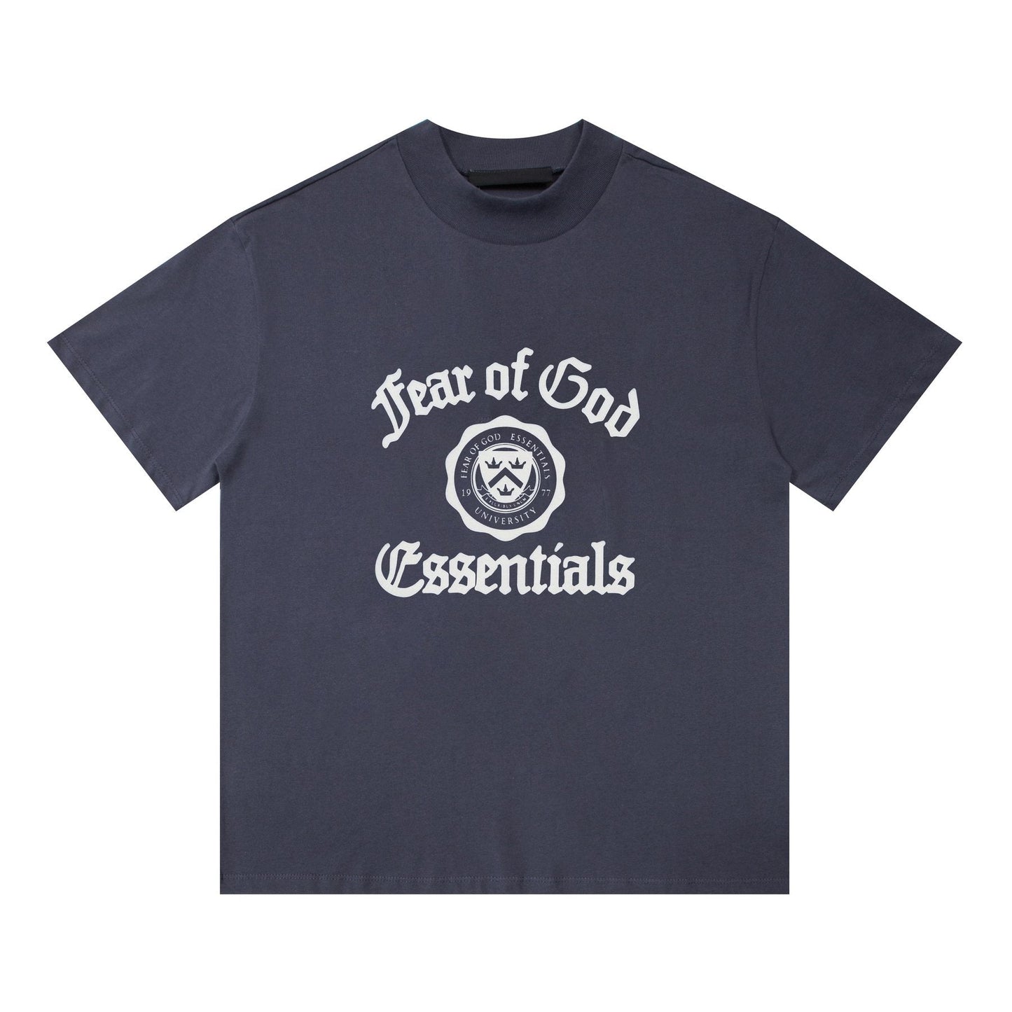 Fear of God Essentials University Crest Graphic T-Shirt — front