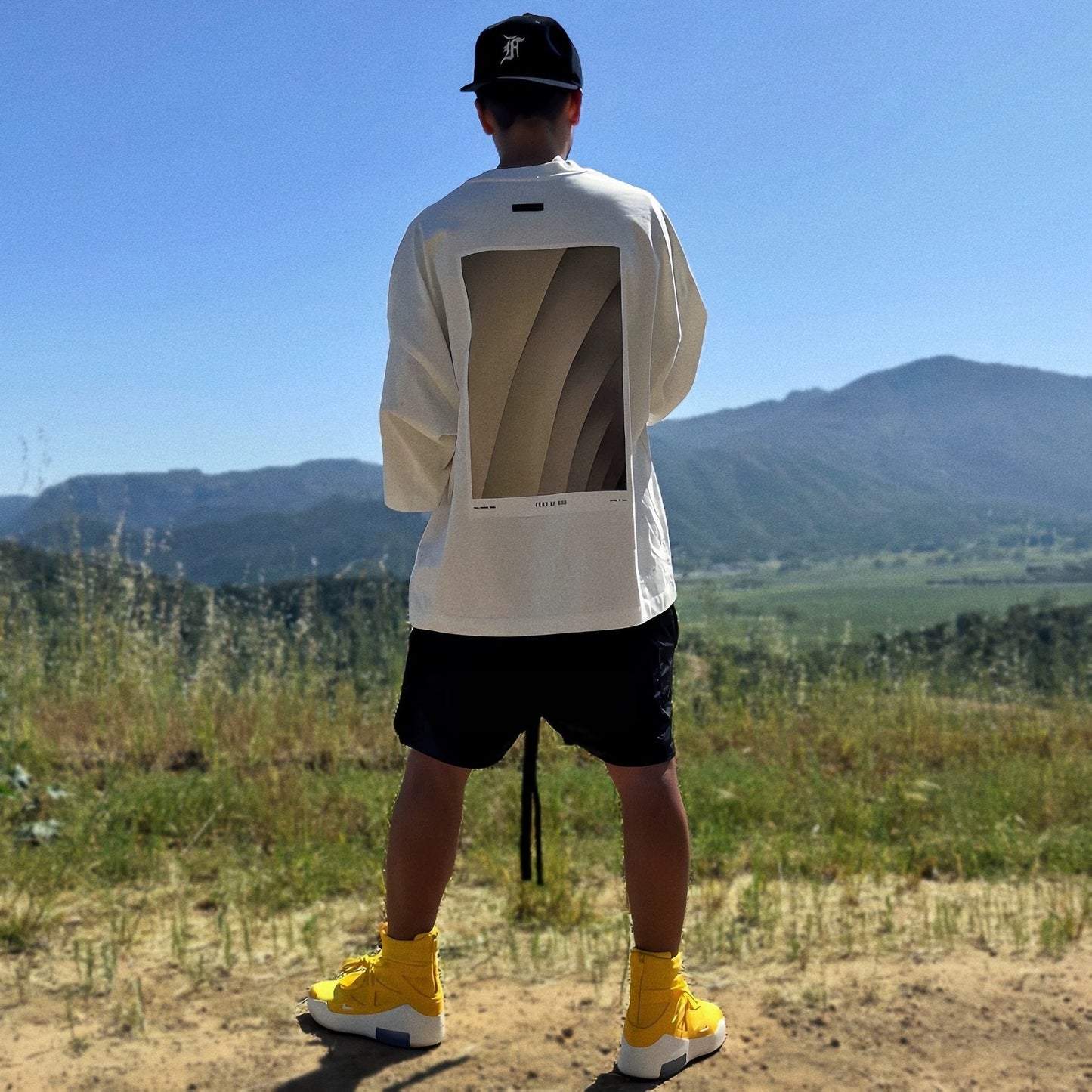 Fear of God Three-Bar Back Graphic T-Shirt — context