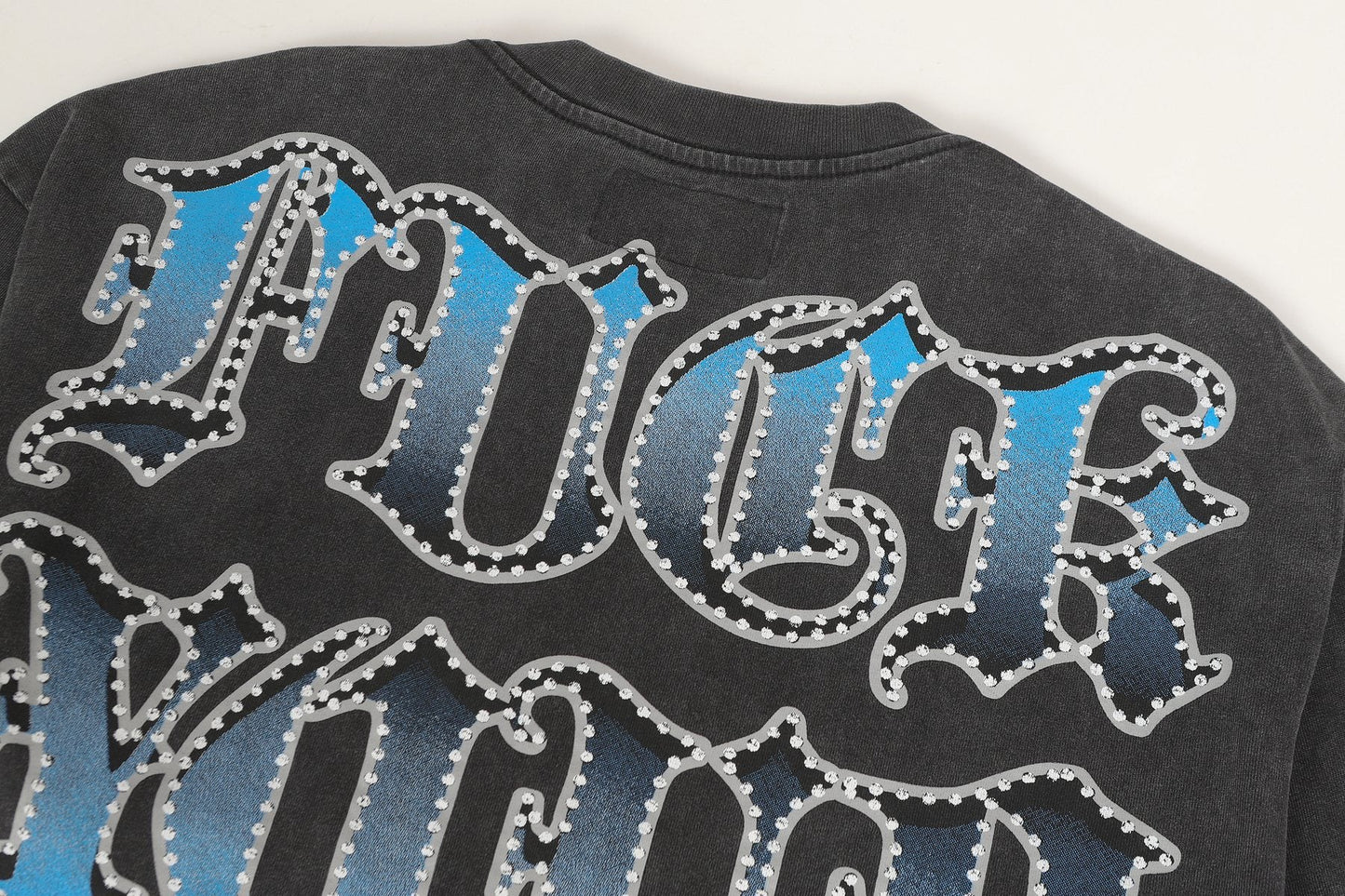 Godspeed Washed Black Dog Graphic Long-Sleeve T-Shirt — detail