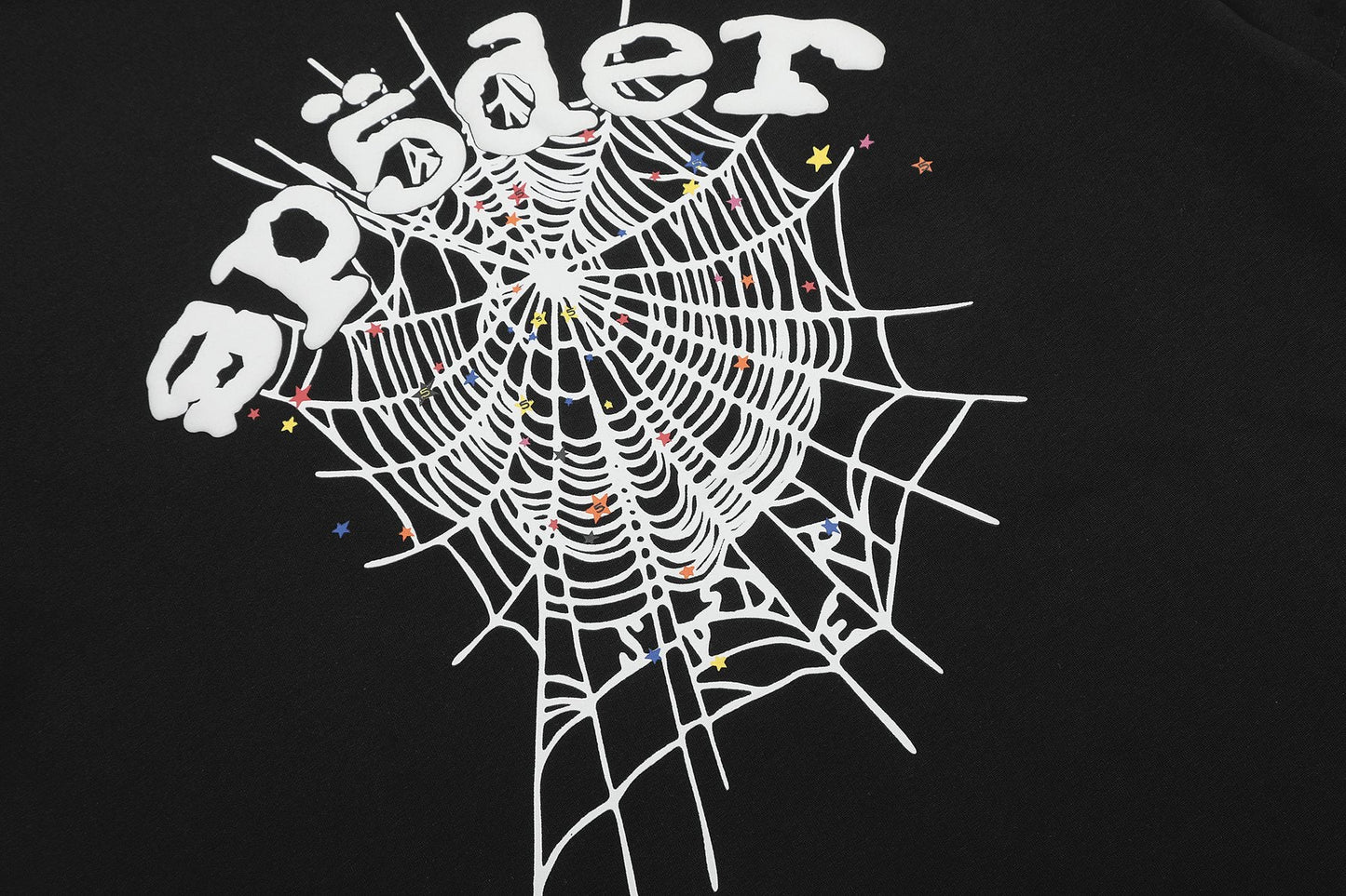 Sp5der Spiderweb Graphic Short-Sleeve T-Shirt — detail