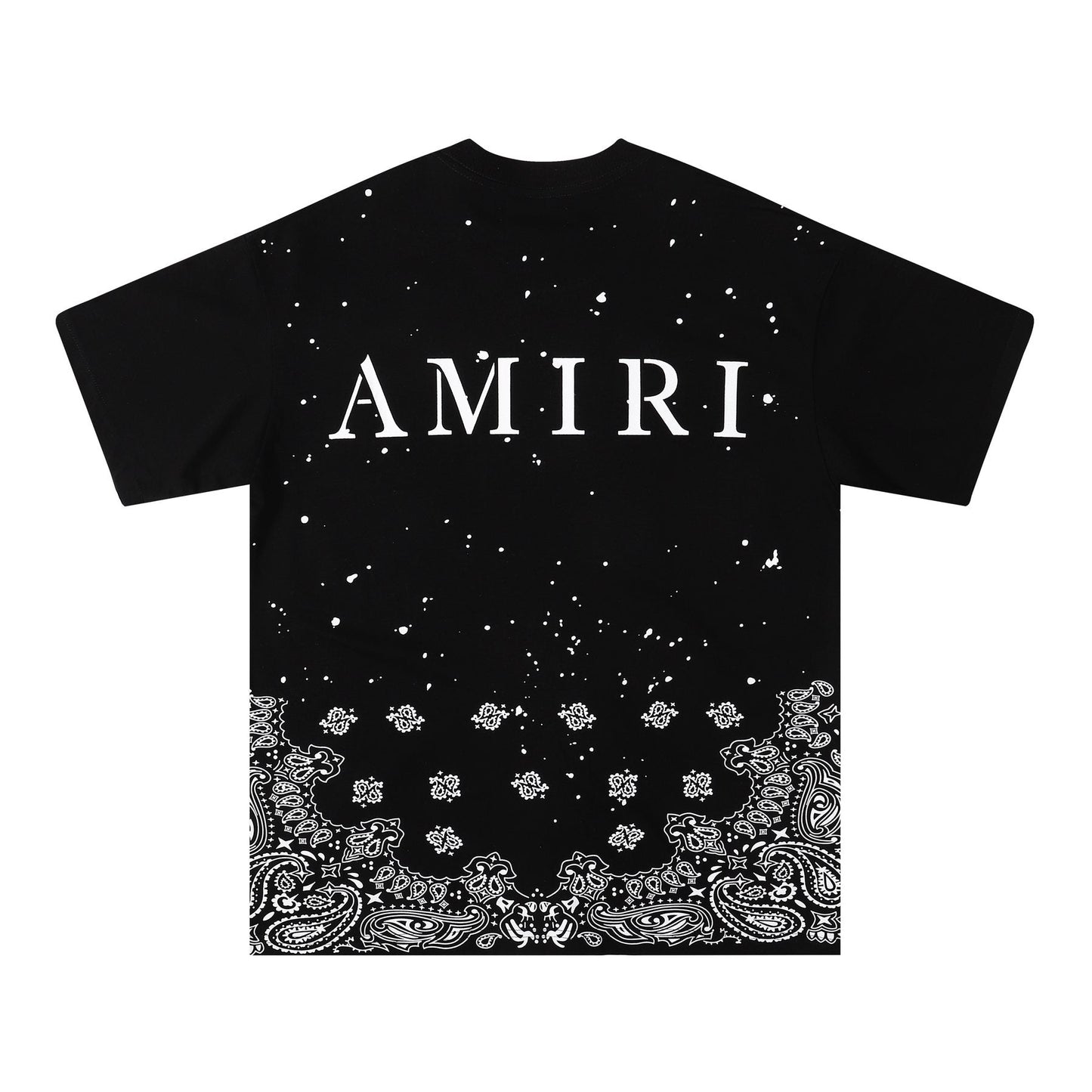 AMIRI Bandana Hem Graphic T-Shirt — back