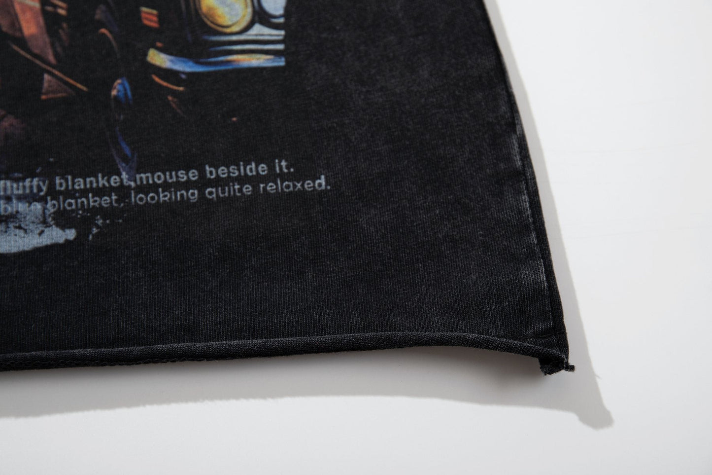 MAJESTIK Washed Black Rhinestone Graphic Short-Sleeve T-Shirt — detail