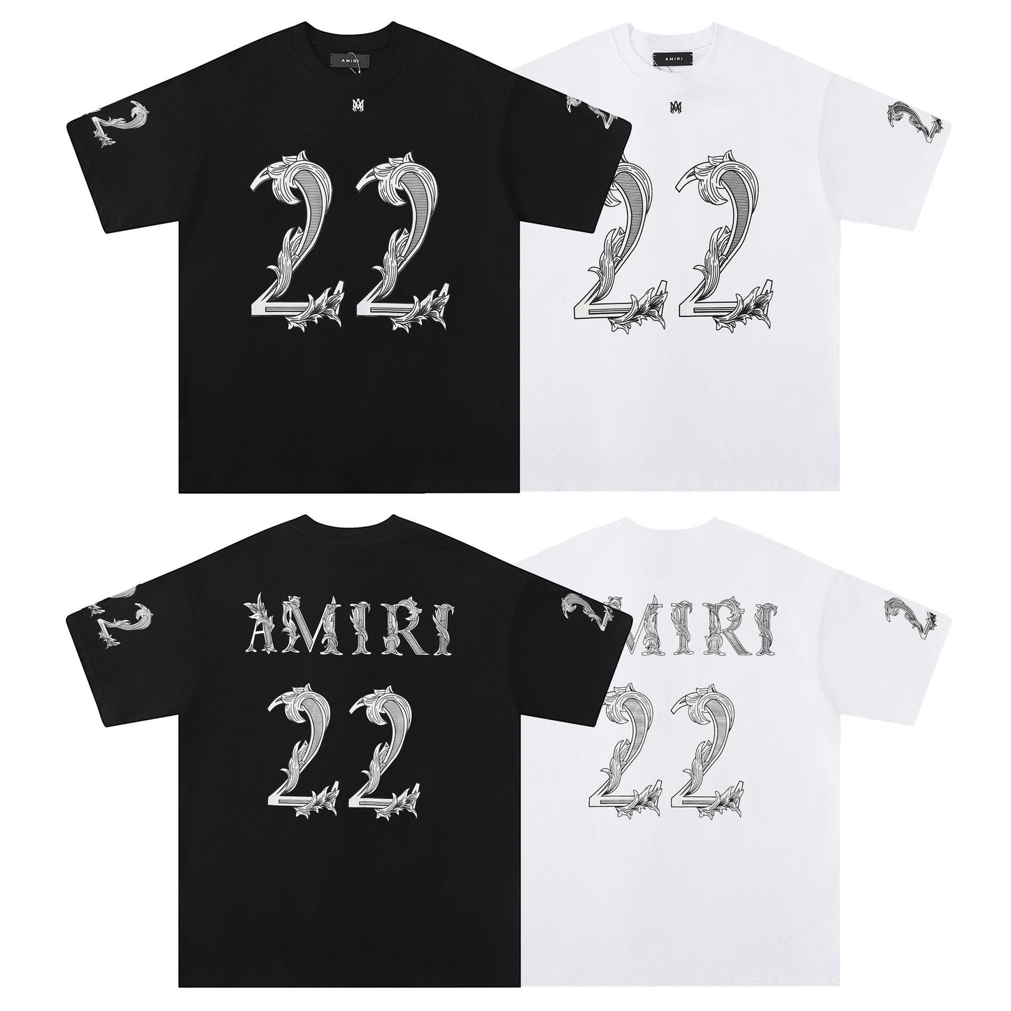 AMIRI Number Graphic Short-Sleeve T-Shirt — comparison