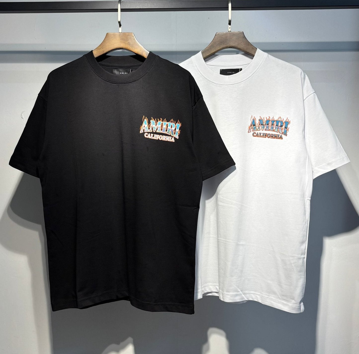 AMIRI California Flame Palm Graphic T-Shirt — comparison