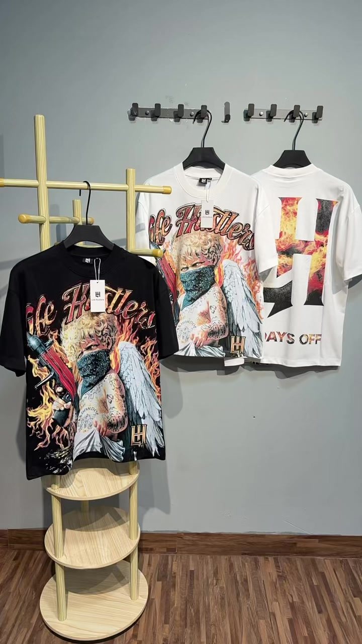 Life Hustlere No Days Off Graphic T-Shirt — context