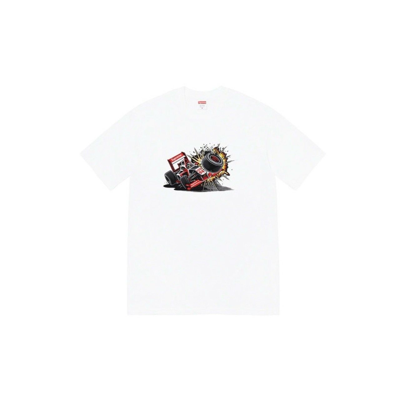 Supreme Crash Motorsport Graphic T-Shirt — front
