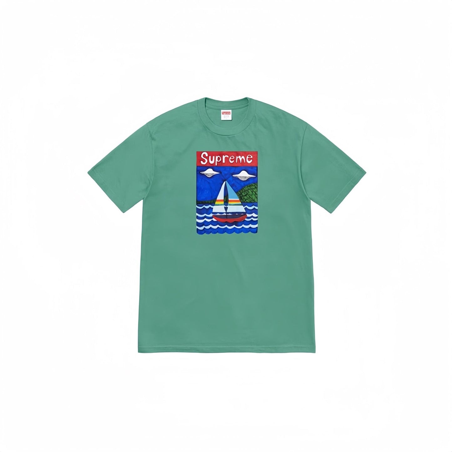 Supreme Sailboat Graphic T-Shirt — front