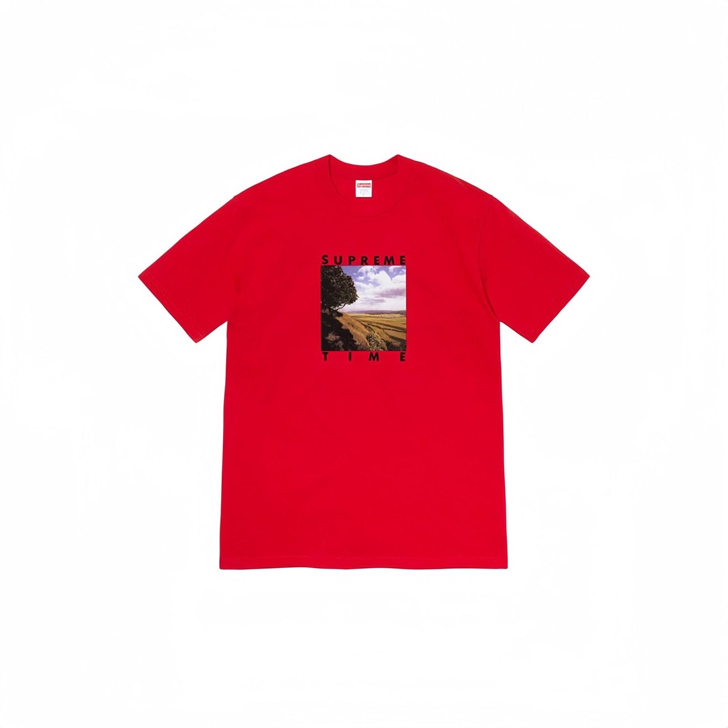 Supreme Time Landscape Graphic T-Shirt — front