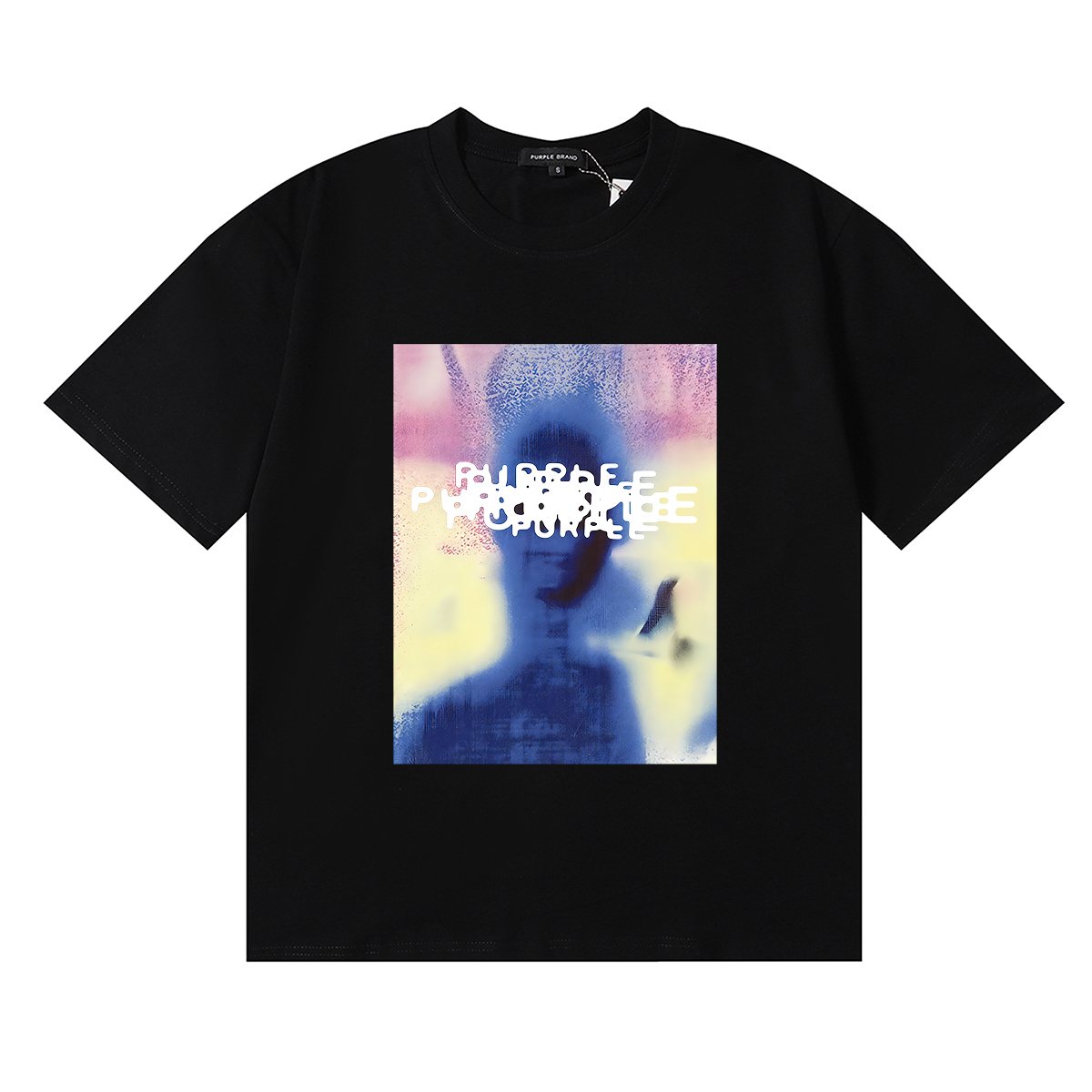 Purple Brand Afterimage Graphic T-Shirt — front