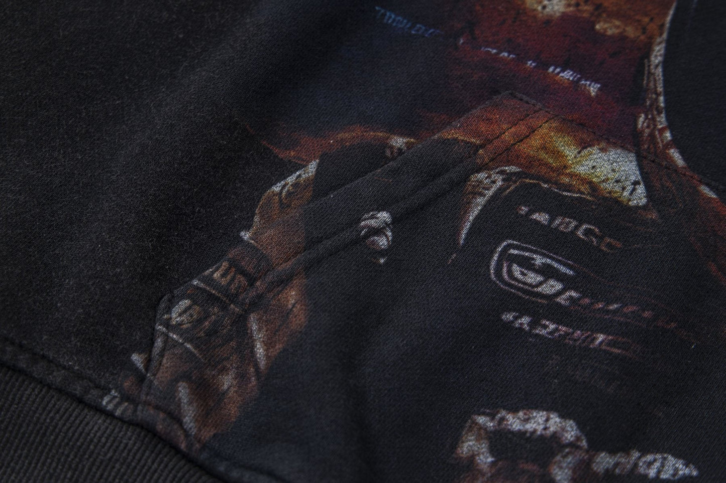 Godspeed Out of Many One Graphic Hoodie — detail