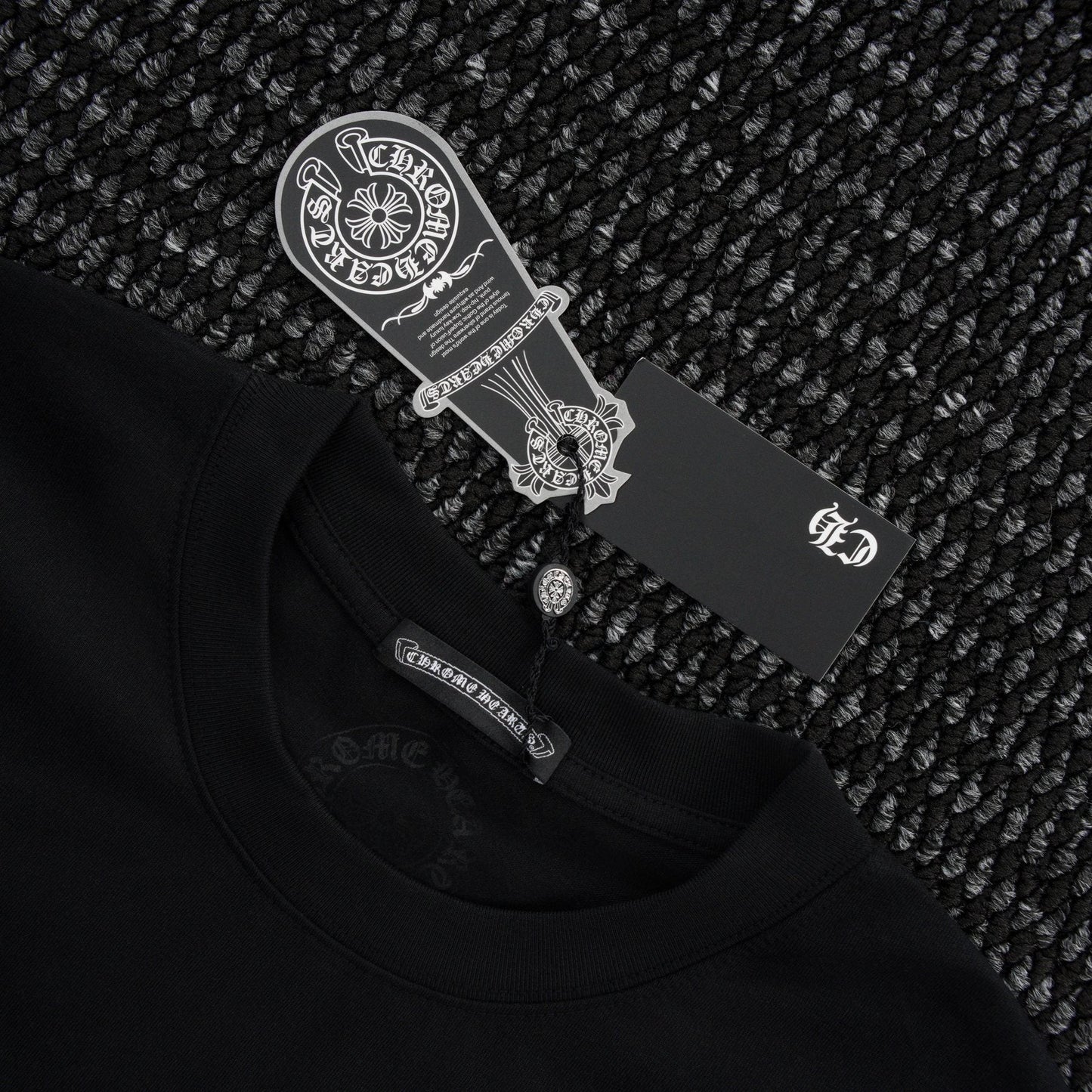 Chrome Hearts Beijing Horseshoe Script Graphic T-Shirt — hang_tag