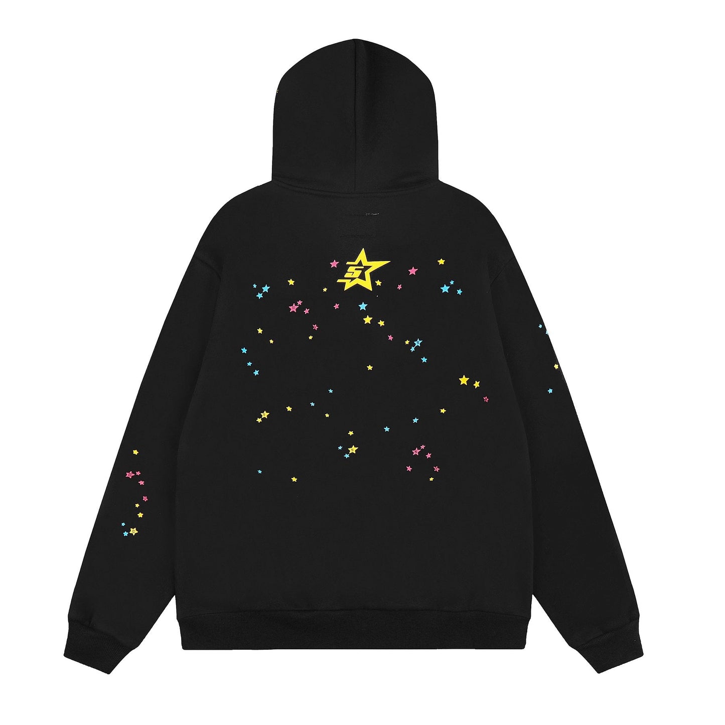 Sp5der Spider-Web Star Zip Hoodie — back