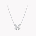 Graff Classic Butterfly Silver Cubic Zirconia Necklace