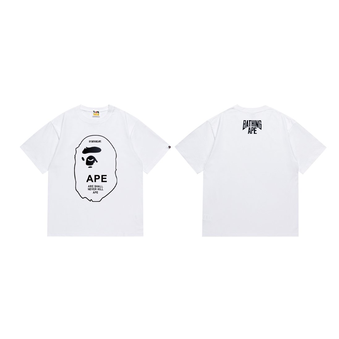 BAPE Front & Back Graphic T-Shirt — front