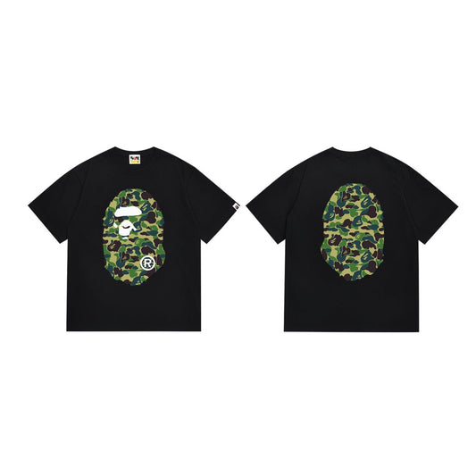 BAPE Camouflage Ape-Head Graphic Short-Sleeve T-Shirt — hero
