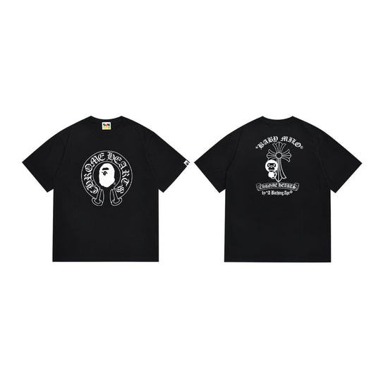 BAPE Ape & Flower Graphic Short-Sleeve T-Shirt — hero