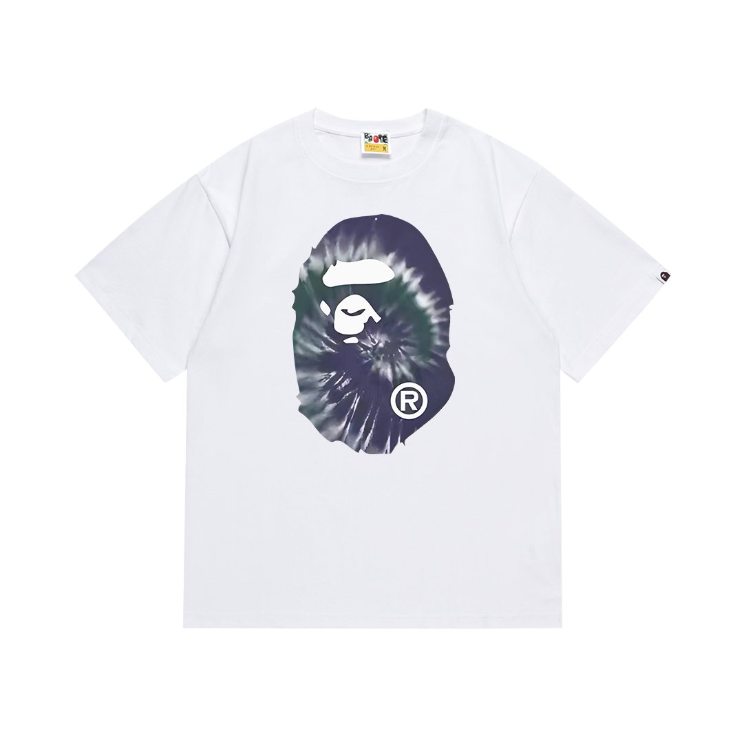 BAPE Tie-Dye Front and Back Graphic Short-Sleeve T-Shirt — hero