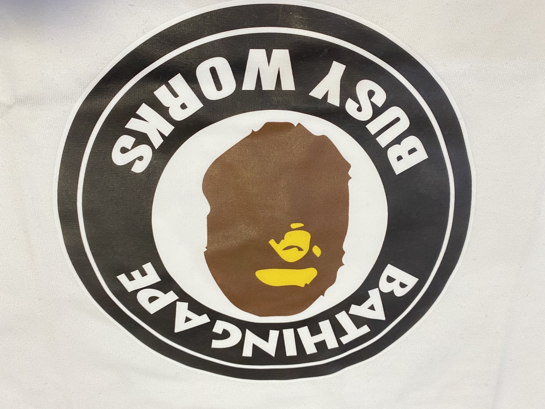 BAPE Busy Works Circle Graphic T-Shirt — detail