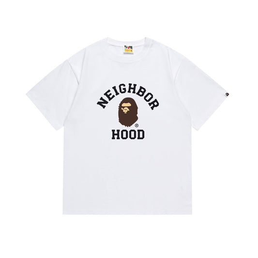 BAPE Neighborhood Hood Ape Head Graphic T-Shirt — hero