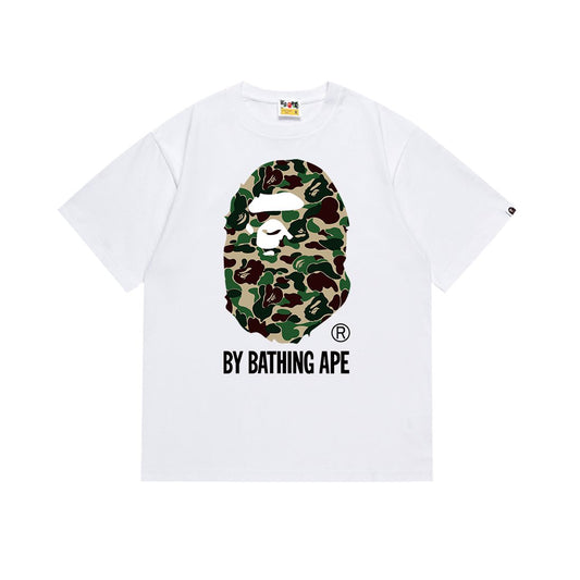 BAPE Green Camo Ape Head Graphic T-Shirt — hero