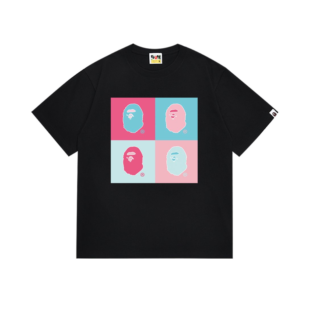 BAPE Four-Panel Graphic T-Shirt — front