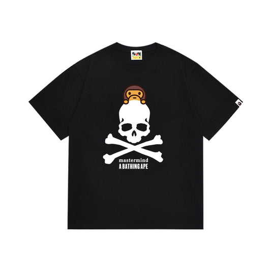 BAPE Skull Crossbones Graphic T-Shirt — hero