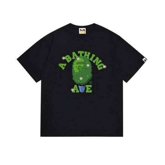 BAPE Green Camo Face Graphic T-Shirt — hero