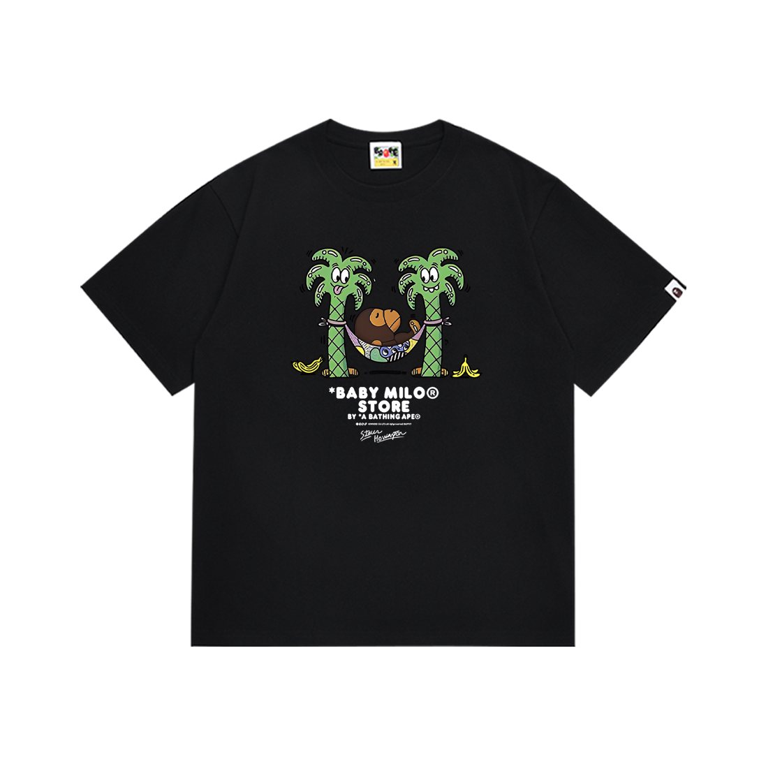 BAPE Baby Milo Palm Tree Graphic T-Shirt — front