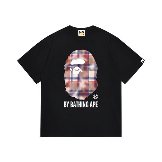 BAPE Plaid Graphic Short-Sleeve T-Shirt — hero