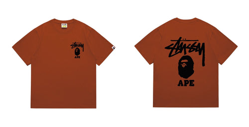BAPE Stussy Graphic Short-Sleeve T-Shirt — hero