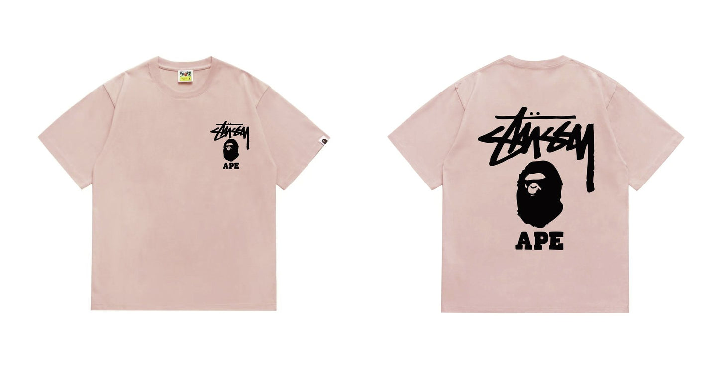 BAPE Stussy Graphic Short-Sleeve T-Shirt — comparison