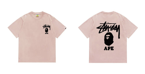 BAPE Stussy Graphic Short-Sleeve T-Shirt — comparison