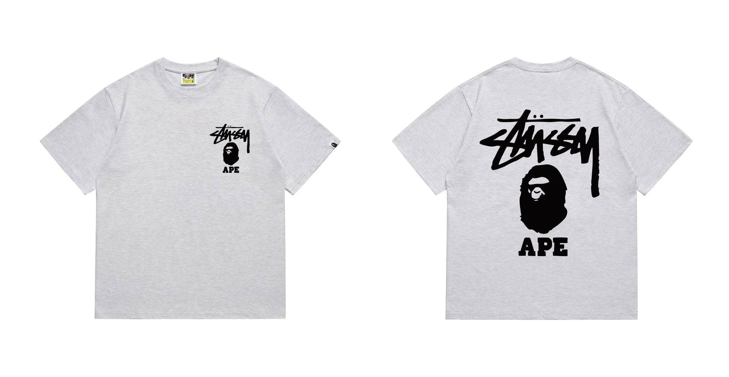 BAPE Stussy Graphic Short-Sleeve T-Shirt — comparison
