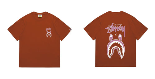 BAPE Tonal Shark Wordmark Graphic T-Shirt — comparison