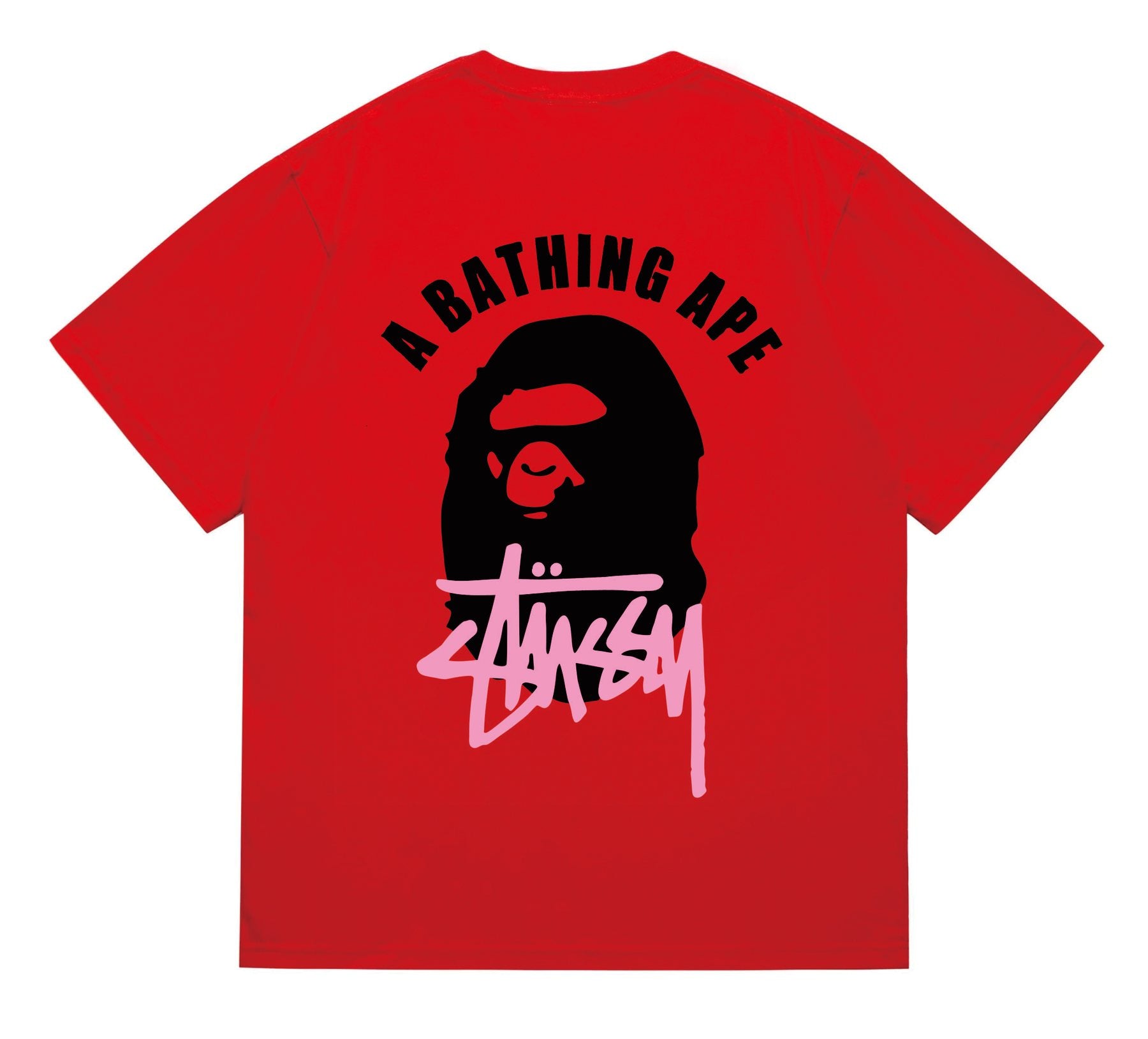 BAPE Black Ape Back Graphic T-Shirt — back