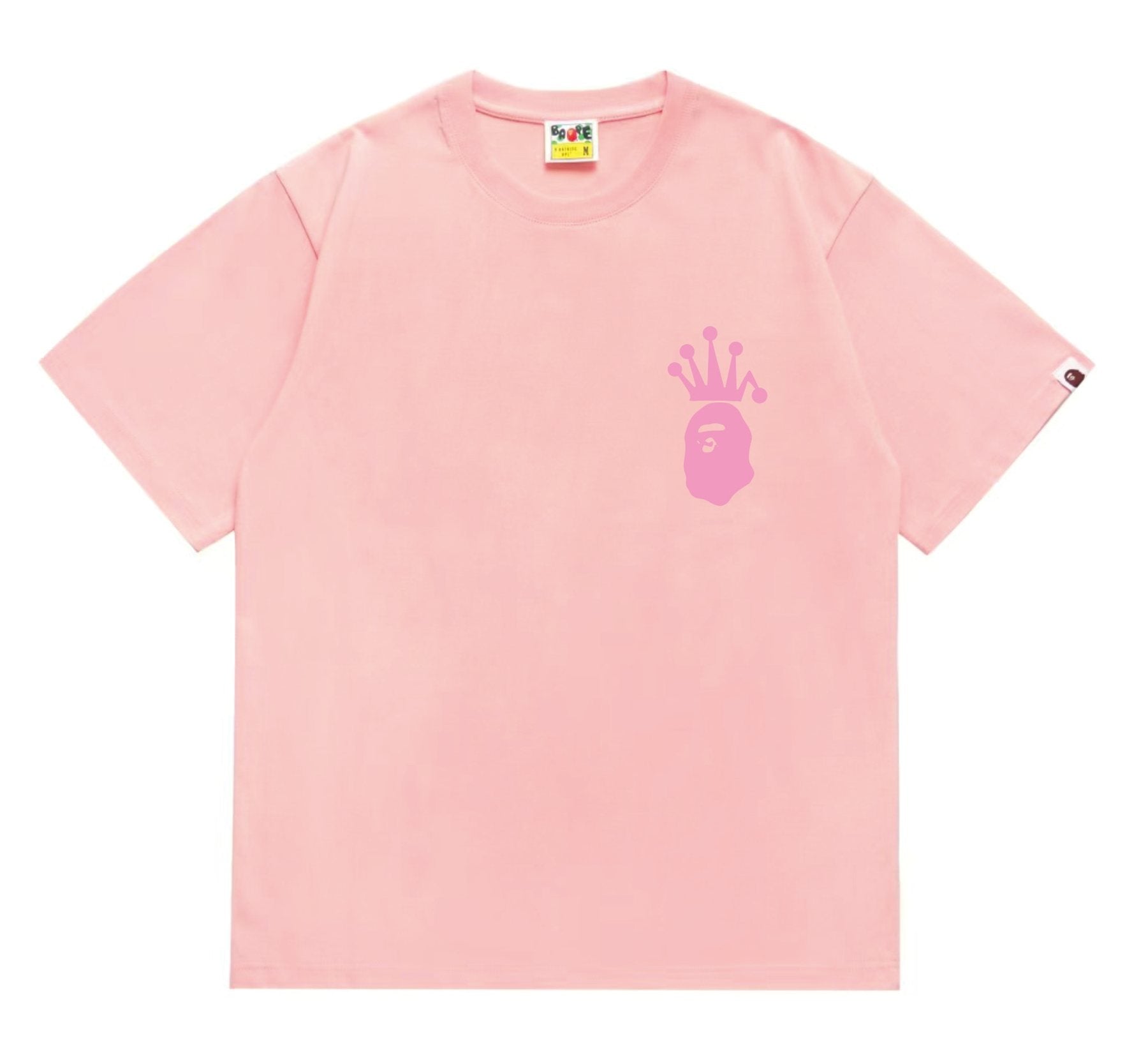 BAPE Crowned Ape Back Graphic Short-Sleeve T-Shirt — front