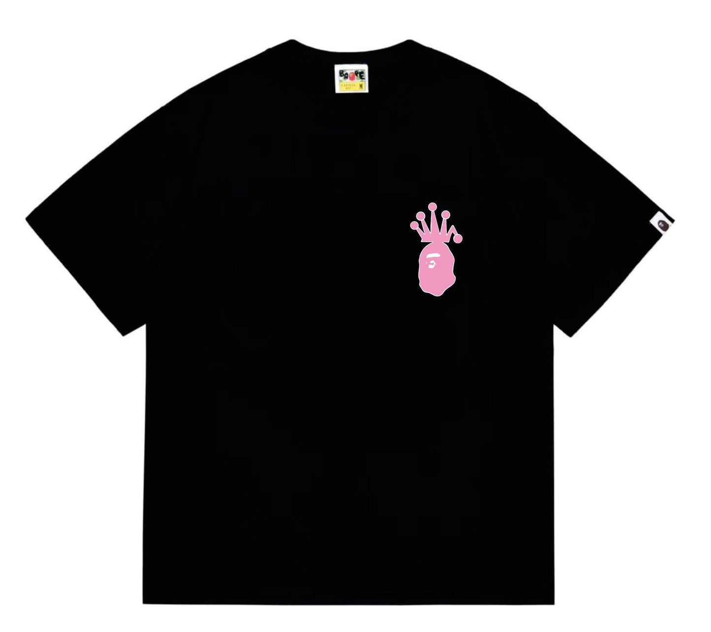 BAPE Crown-Face Graffiti Graphic T-Shirt — front