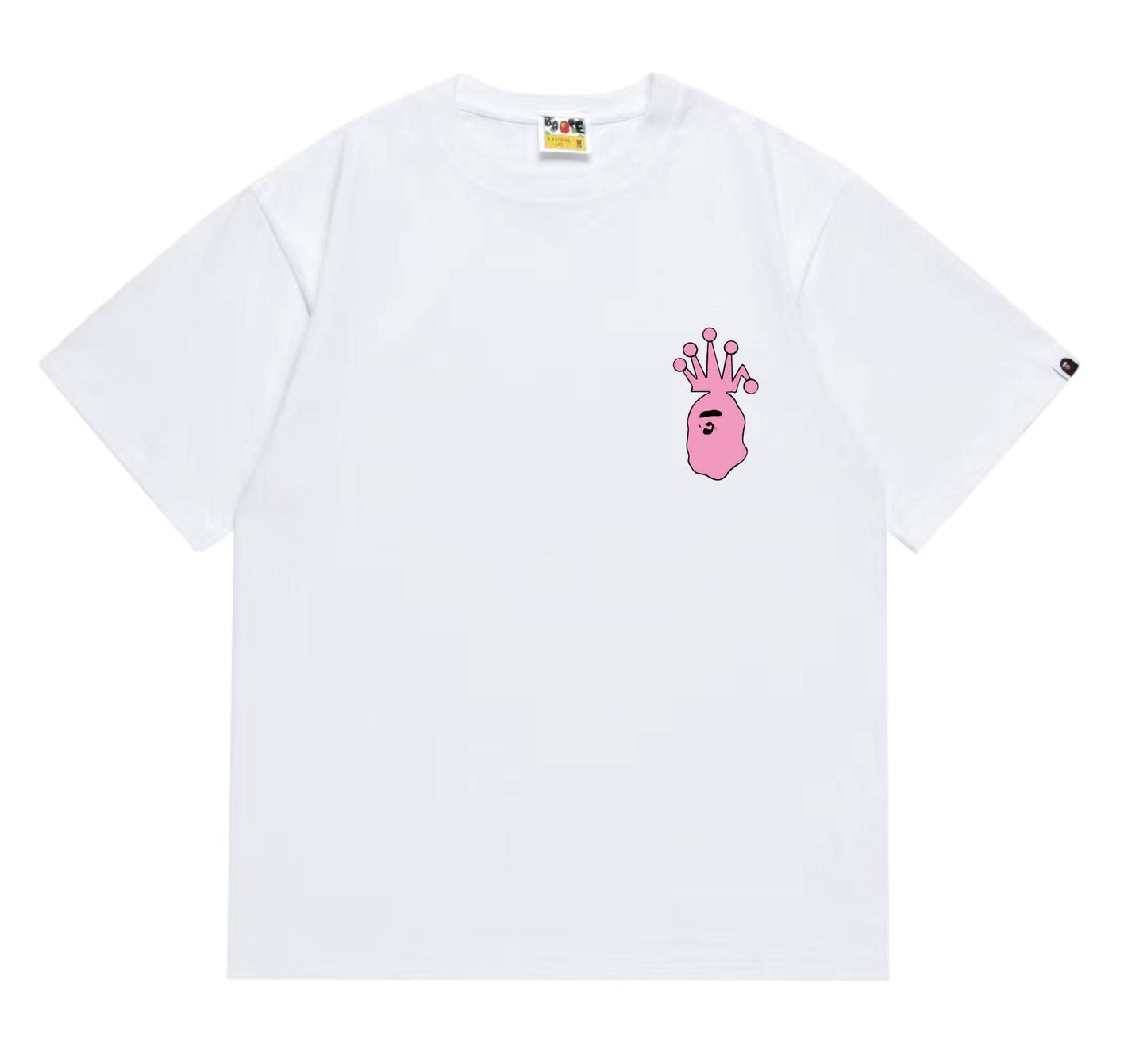 BAPE Crown-Face Graffiti Graphic T-Shirt — front