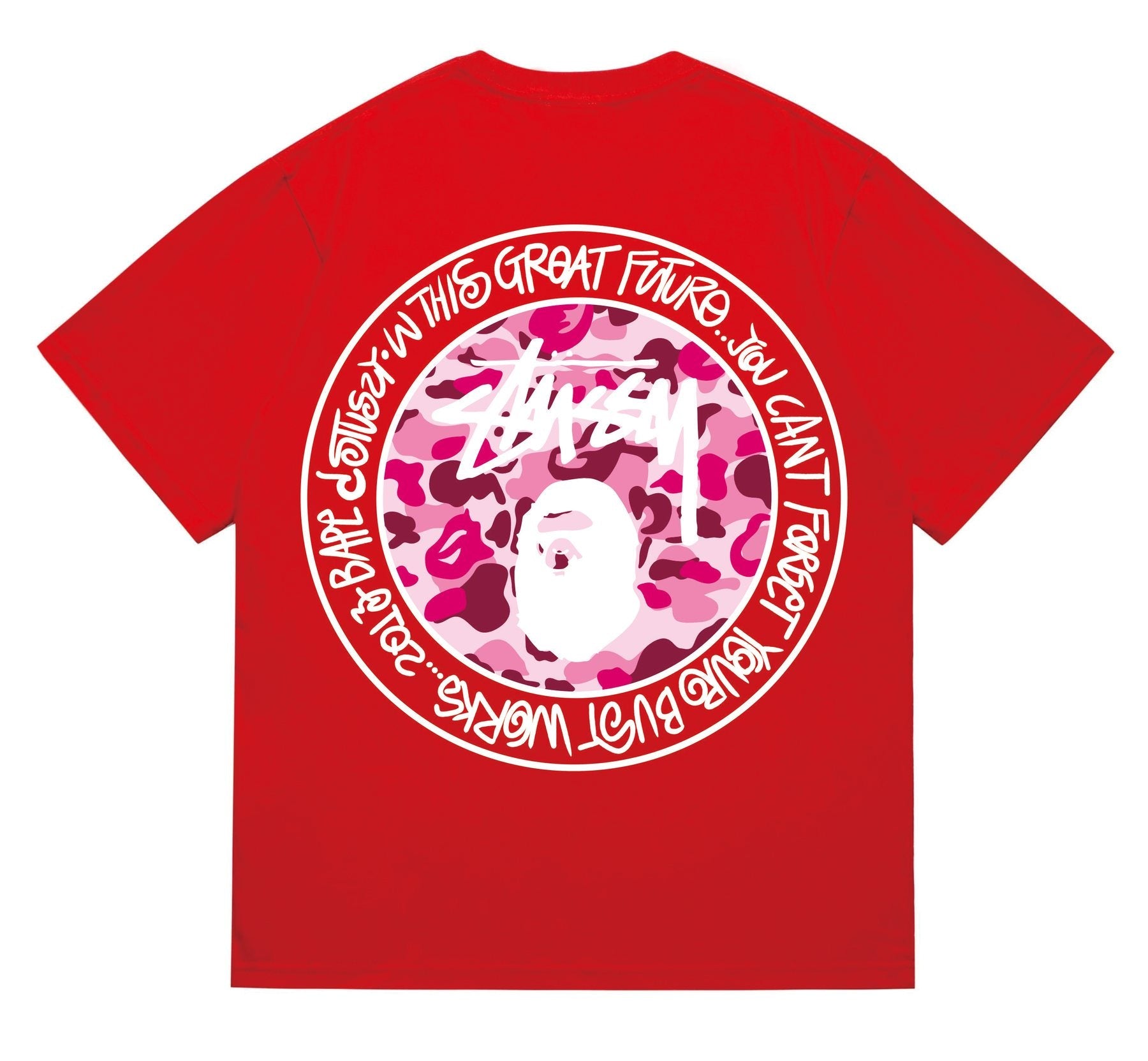 BAPE Light Circular Graphic Short-Sleeve T-Shirt — back