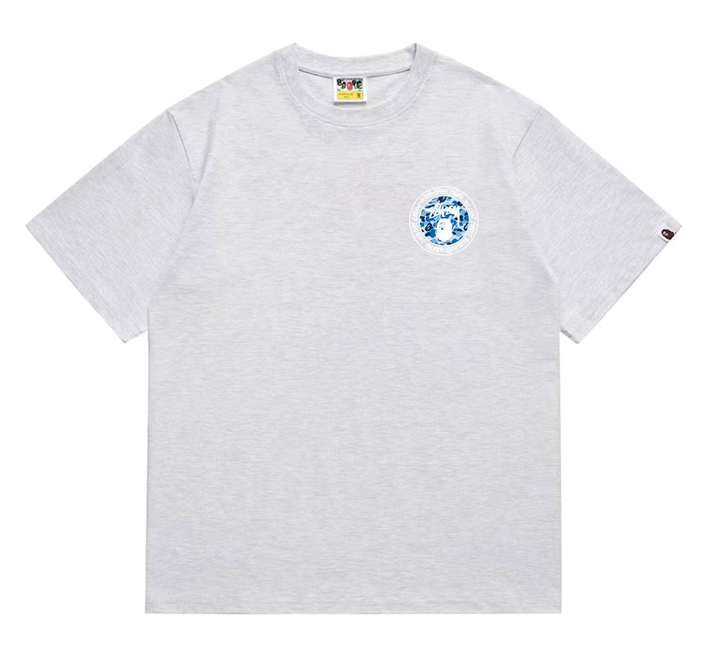 BAPE White-Ring Camo Back Graphic T-Shirt — front