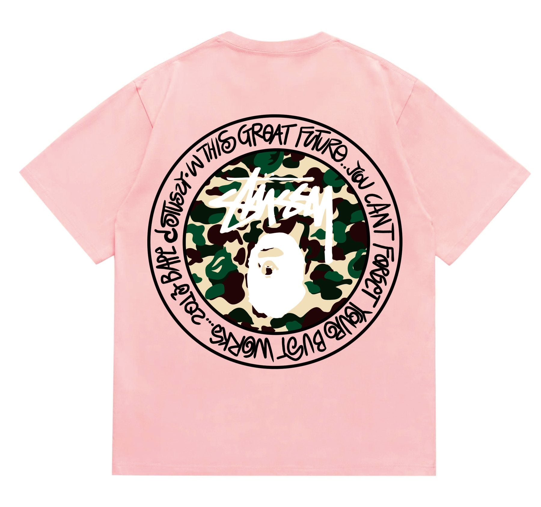 BAPE Circular Camo Graphic T-Shirt — back