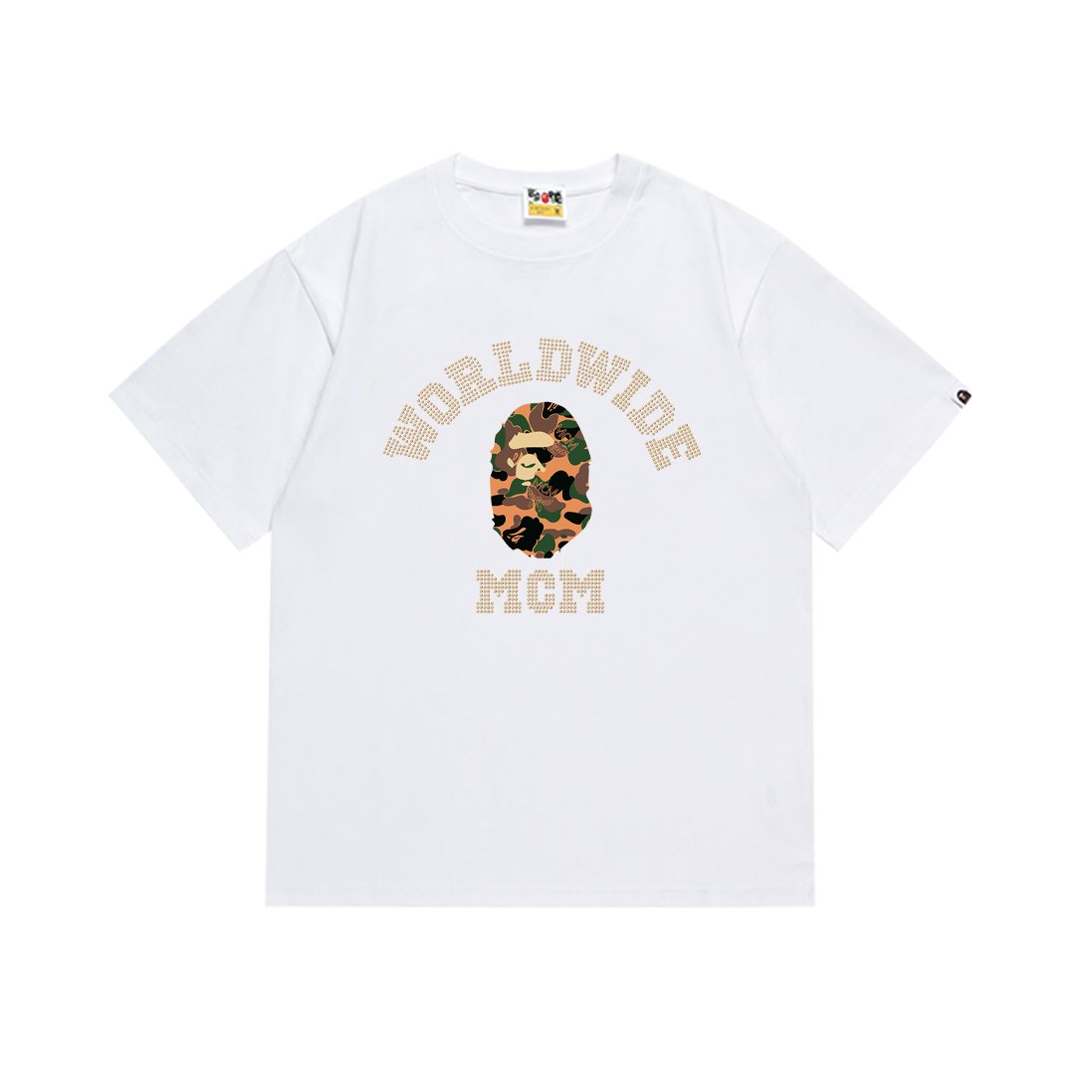 BAPE Worldwide MCM Graphic T-Shirt — front