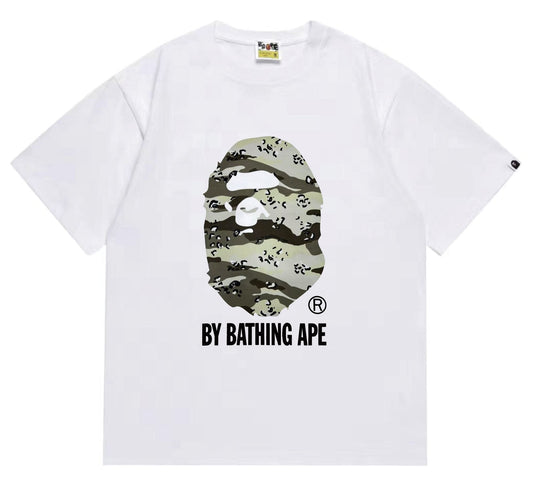 BAPE Olive Camo Ape Head Graphic T-Shirt — hero