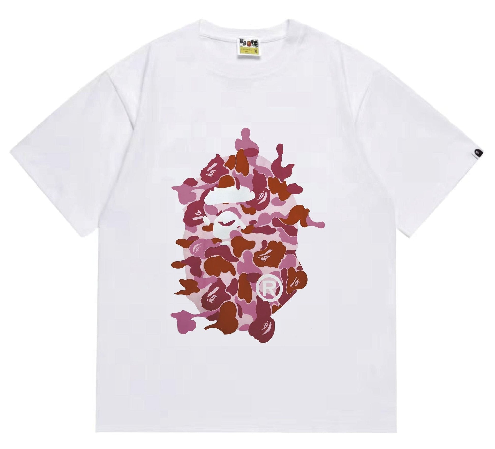 BAPE Camouflage Ape Face Graphic T-Shirt — hero