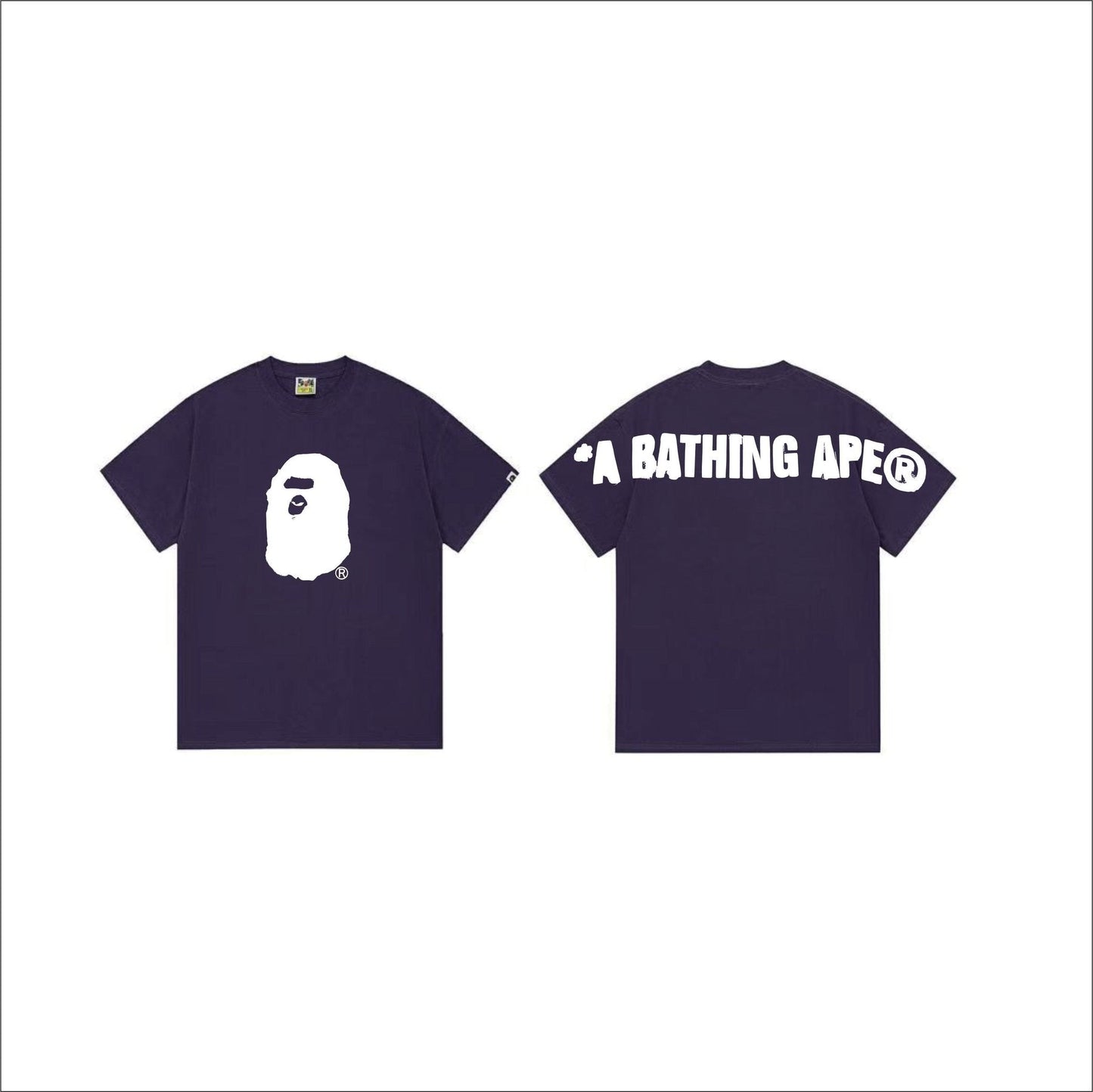 BAPE Front and Back Graphic T-Shirt — front