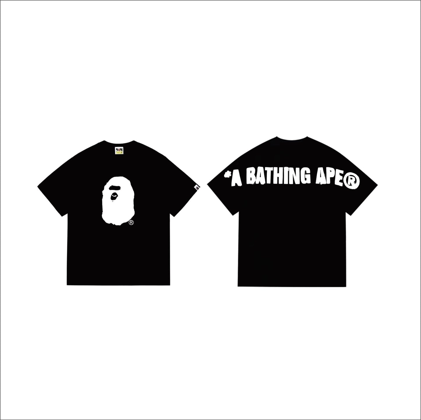 BAPE Front and Back Graphic T-Shirt — front
