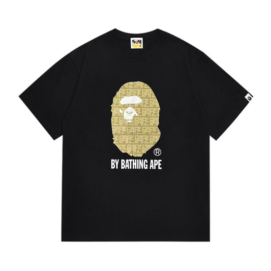 BAPE Gold Ape Head Graphic T-Shirt — hero