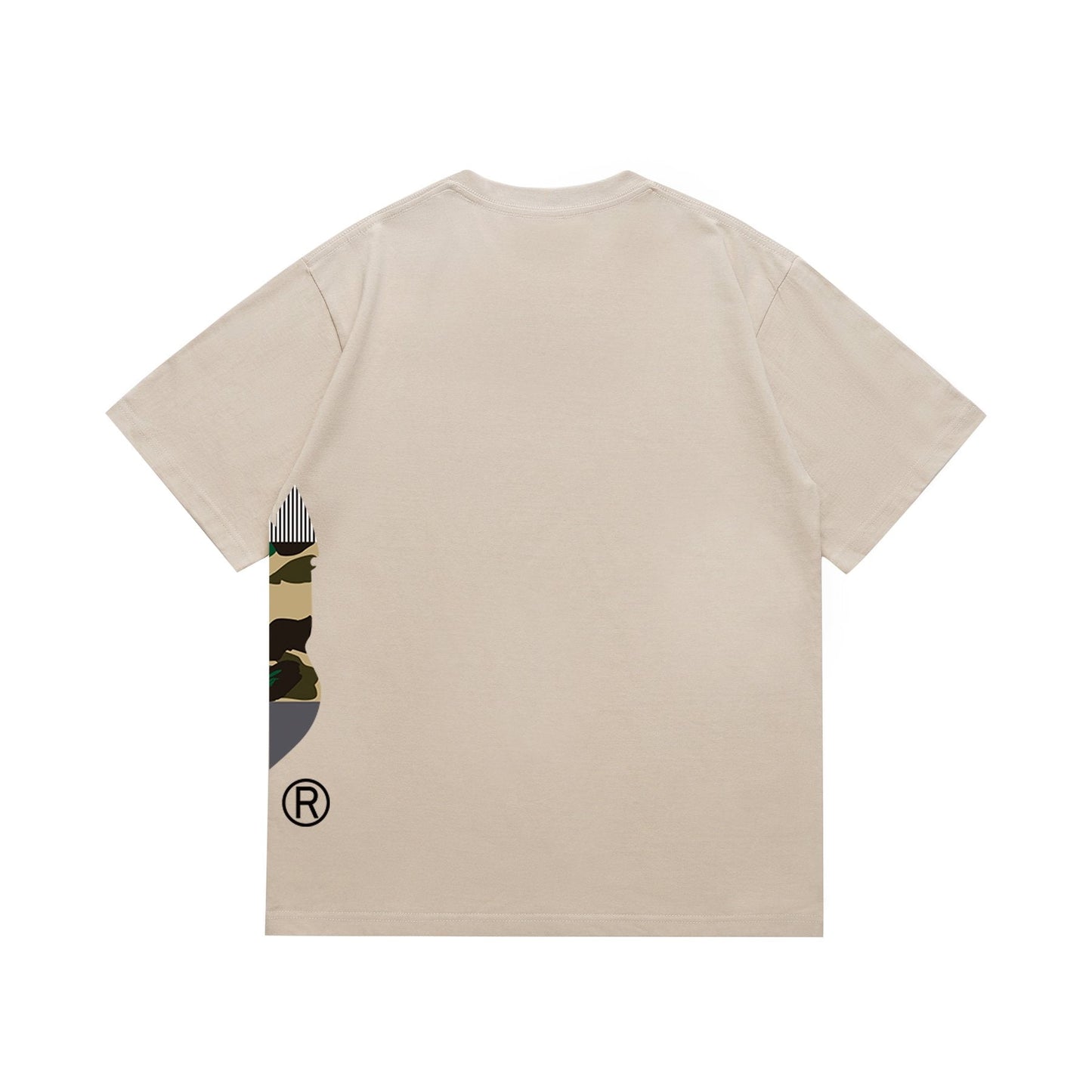 BAPE Camo Ape Face Graphic Short-Sleeve T-Shirt — back